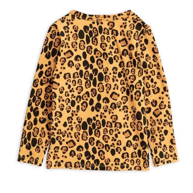 Basic Tencel Leopard Farfarströja Beige Mini Rodini