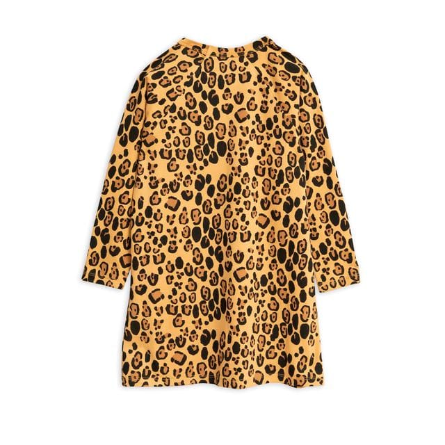 Basic Tencel Leopard Ls Dress Mini Rodini