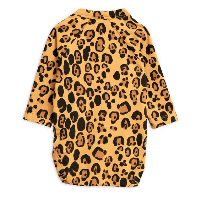 Basic Tencel Leopard Wrap Body Beige Mini Rodini