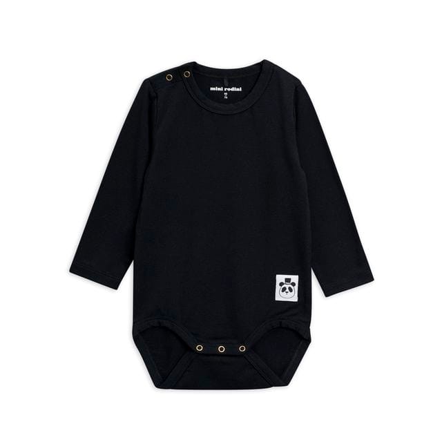 Basic Tencel Ls Body Black Mini Rodini