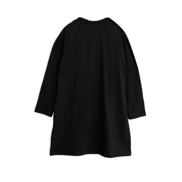 Basic Tencel Ls Dress Black Mini Rodini