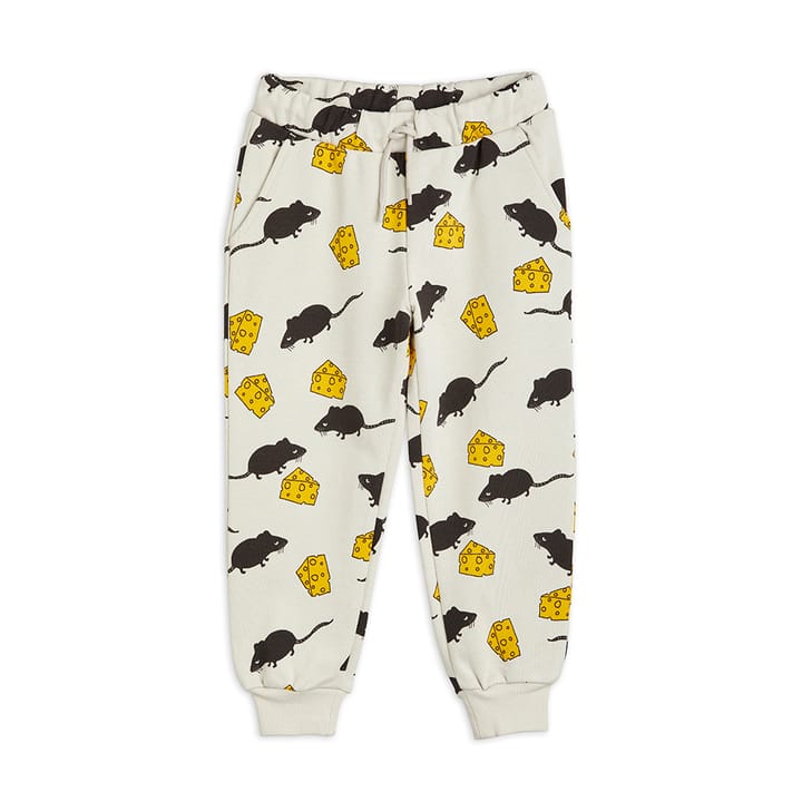 Pre AW22 Mouse Aop Sweatpants - Light Grey Mini Rodini