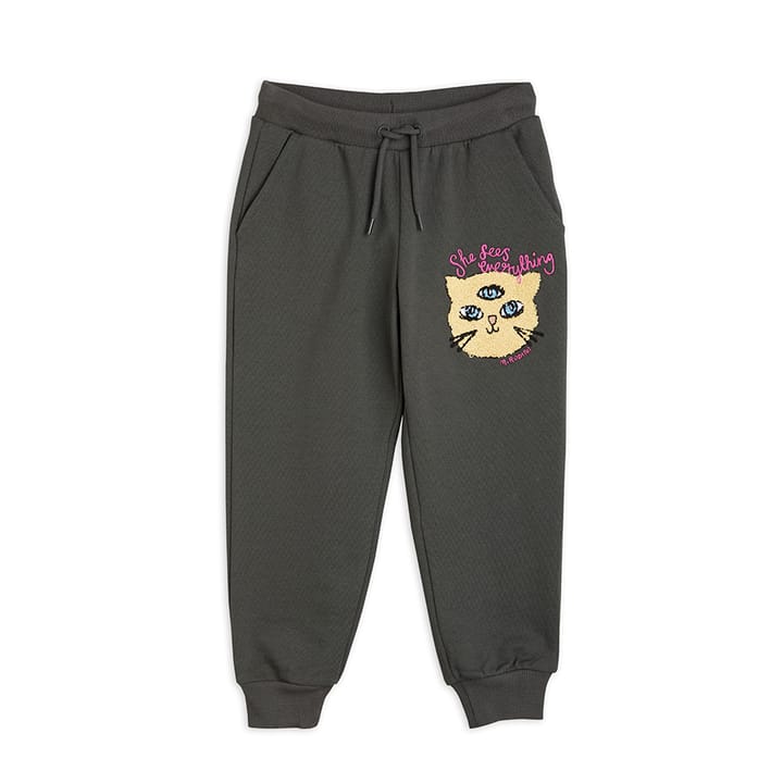 Pre AW22 She Sees Everything Emb Sweatpants - Black Mini Rodini