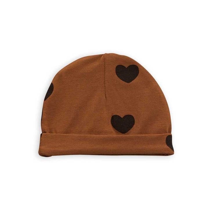 Basic Hearts Babymössa - Brown Mini Rodini