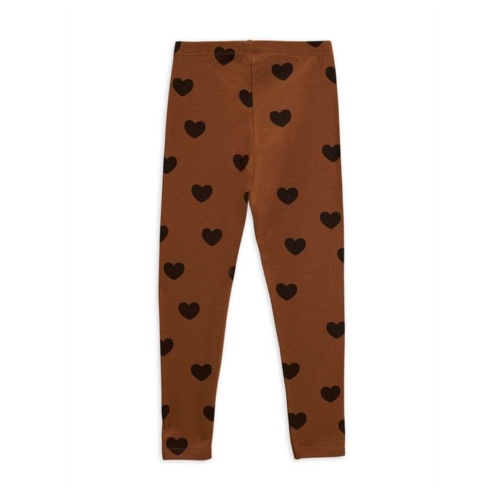 Basic Hearts Leggings - Brown Mini Rodini