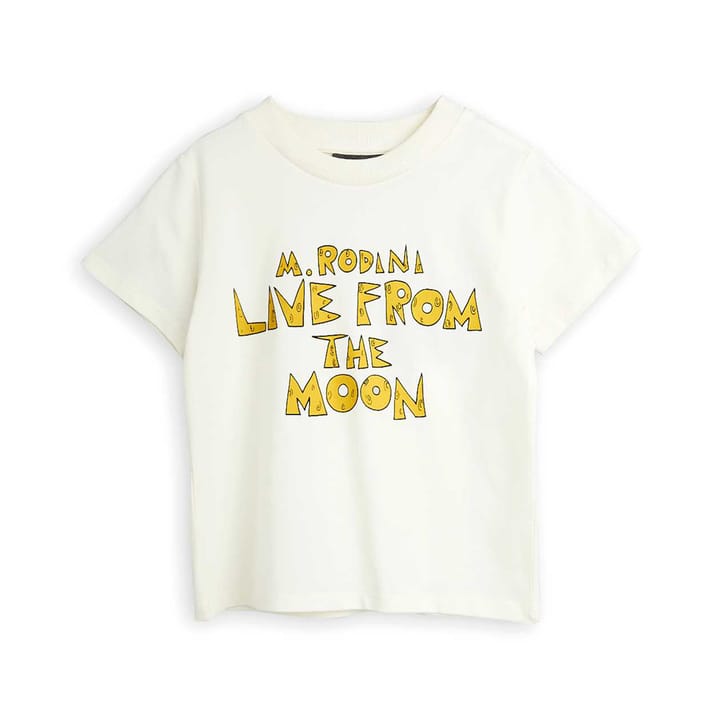 Pre SS22 Live From The Moon Ss T-shirt - White Mini Rodini
