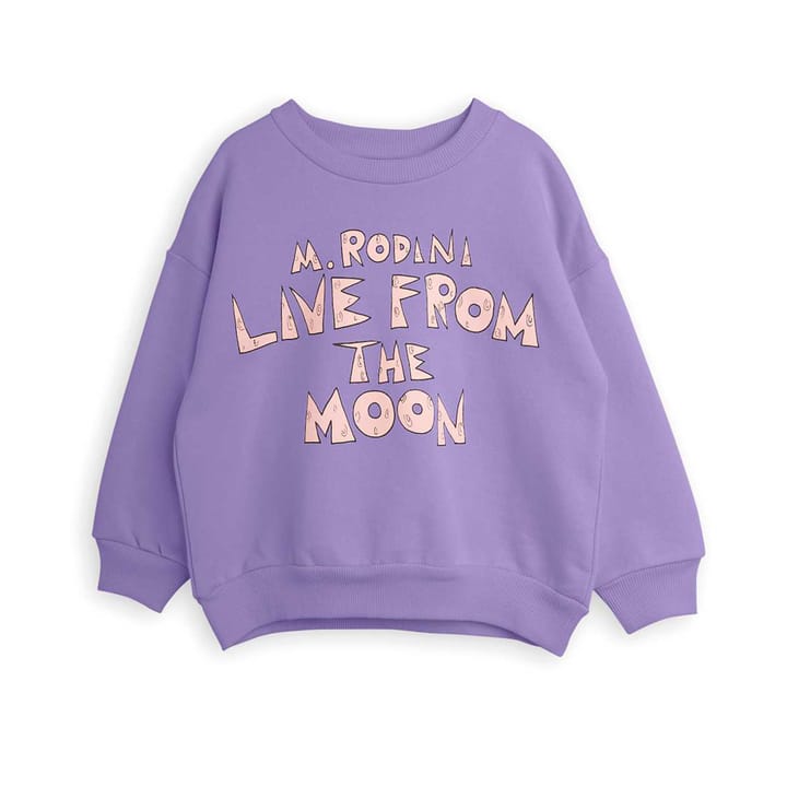 Pre SS22 Live From The Moon Sweatshirt - Purple Mini Rodini