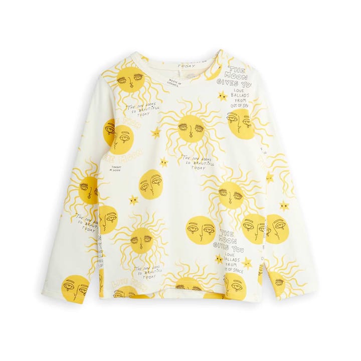 Pre SS22 Moon And Sun Långärmad T-shirt - Yellow Mini Rodini