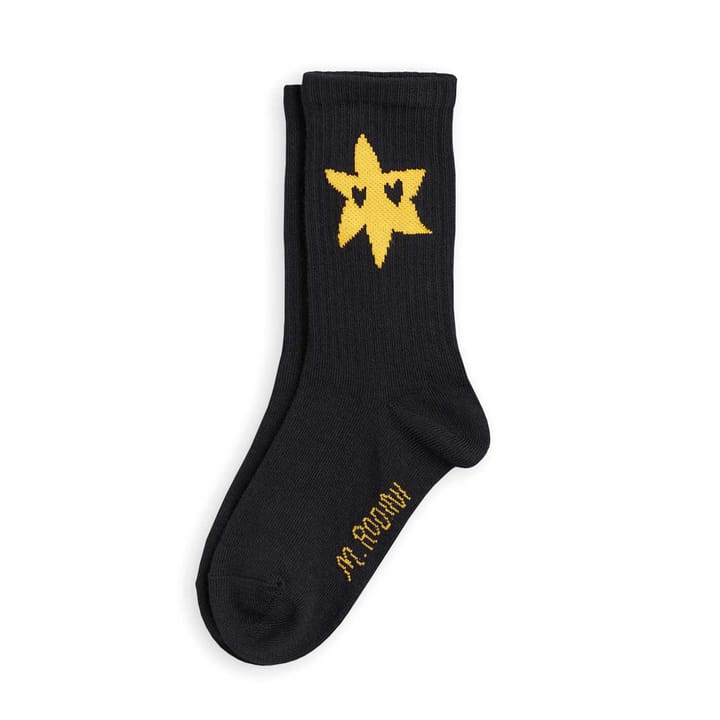 Pre SS22 Star Strumpor - Black Mini Rodini