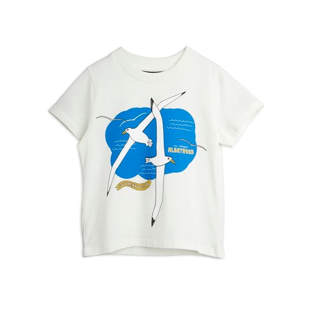 Pre AW21 Albatross T-shirt White Mini Rodini