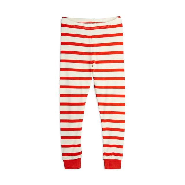 Pre Aw21 Randiga Leggings Red Mini Rodini