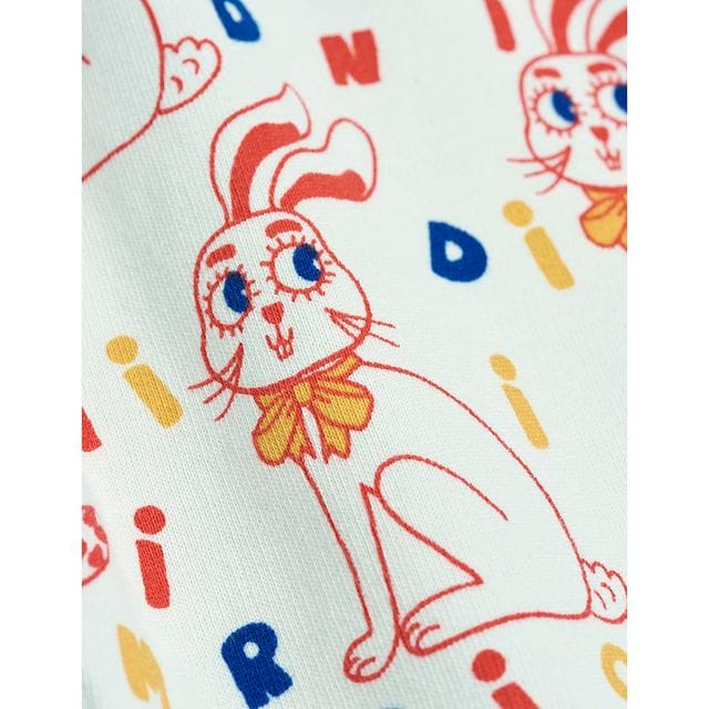 SS21 Mr Rabbit Aop Mjukisbyxor Offwhite Mini Rodini