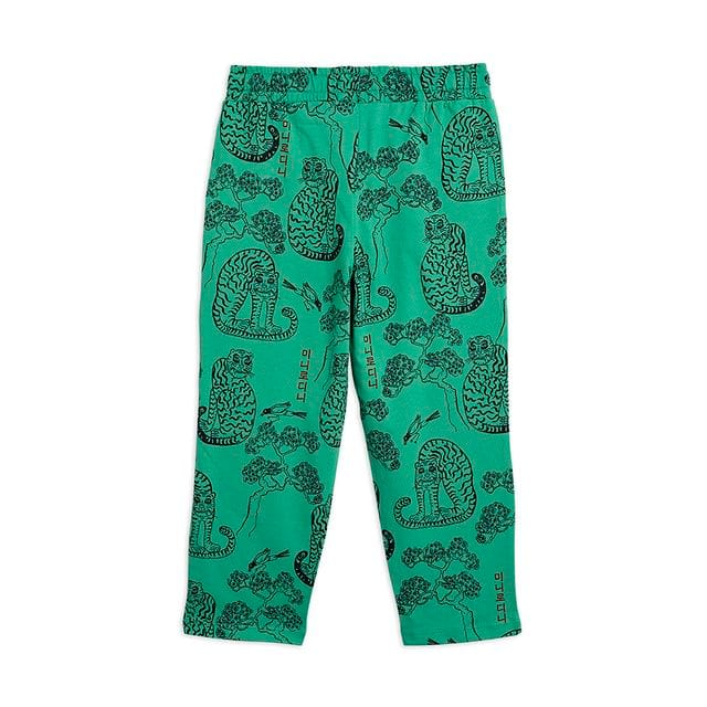 SS21 Tigers Aop Byxor Green Mini Rodini