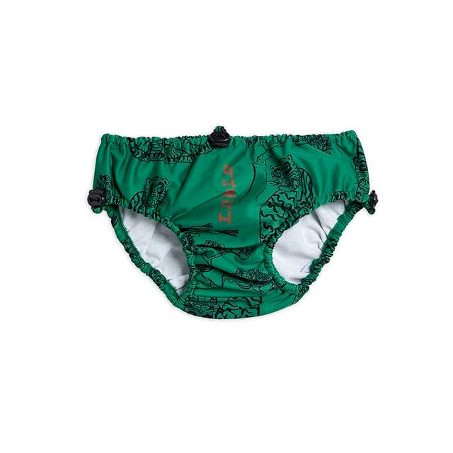 SS21 Tigers Baby Badbyxor Green Mini Rodini