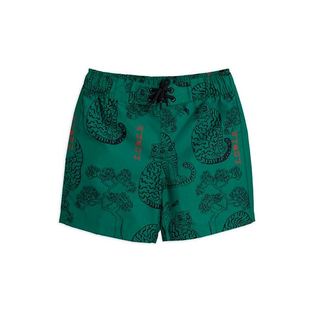 SS21 Tigers Badshorts Green Mini Rodini