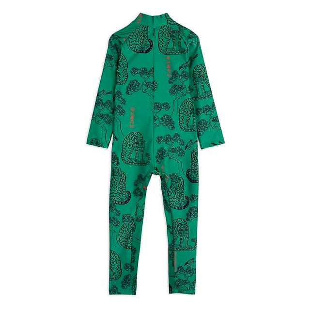 SS21 Tigers Uv-dräkt Green Mini Rodini