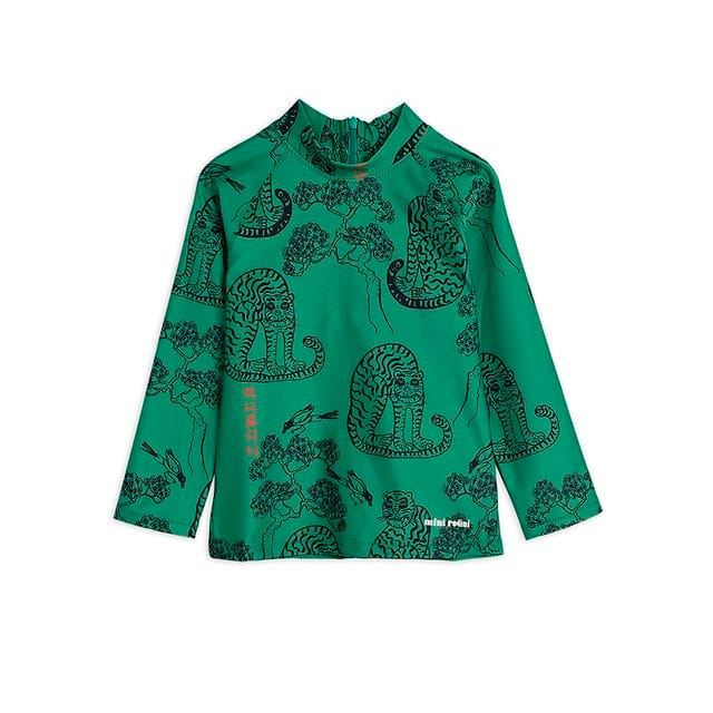 SS21 Tigers Uv-tröja Green Mini Rodini