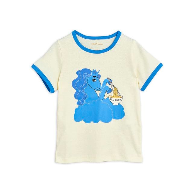SS21 Unicorn Noodles T-Shirt Blue Mini Rodini