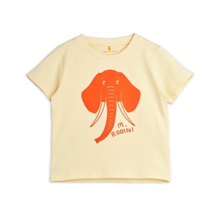 SS22 Elephant Sp Ss Tee - Yellow Mini Rodini