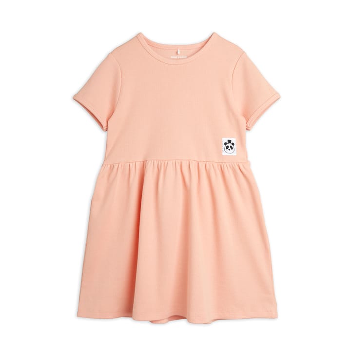 SS22 Solid Rib Ss Dress - Pink Mini Rodini