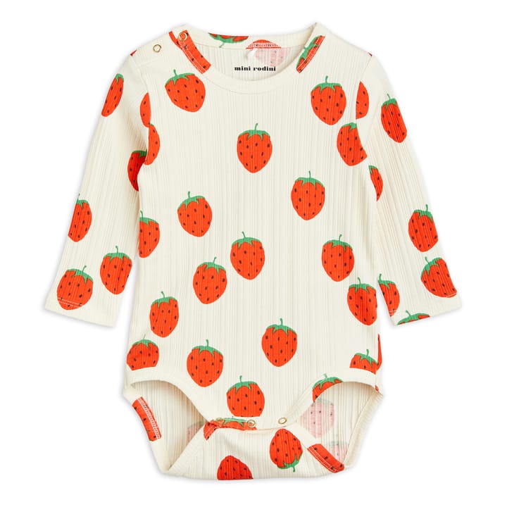 SS23 Långärmad Body Strawberries Aop Mini Rodini