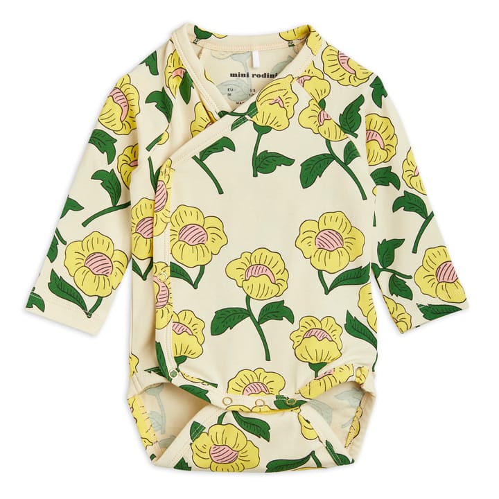 SS23 Omlottbody Flowers Aop Mini Rodini