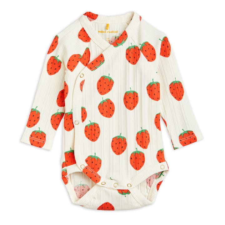 SS23 Omlottbody Strawberries Aop Mini Rodini