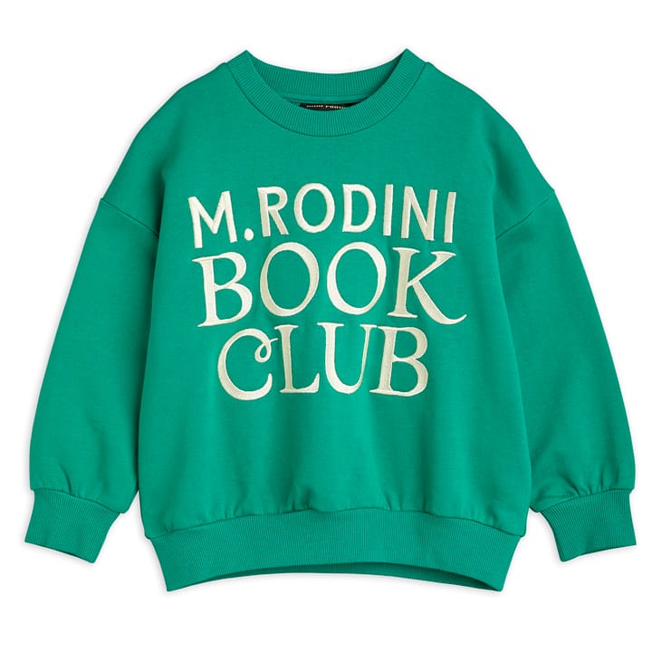 SS23 Sweatshirt Book Club Emb - Green Mini Rodini