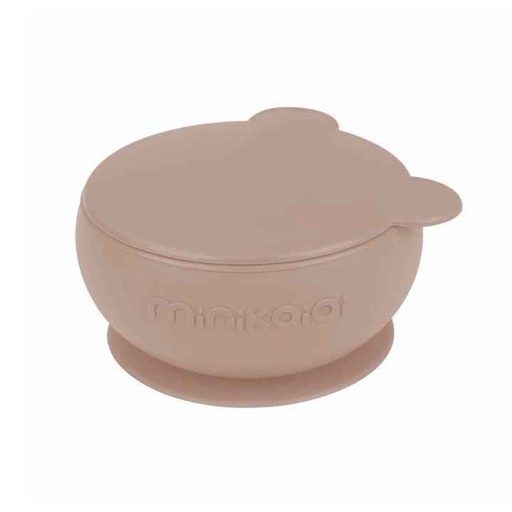 Skål Med Sugkopp - Bubble Beige Minikoioi