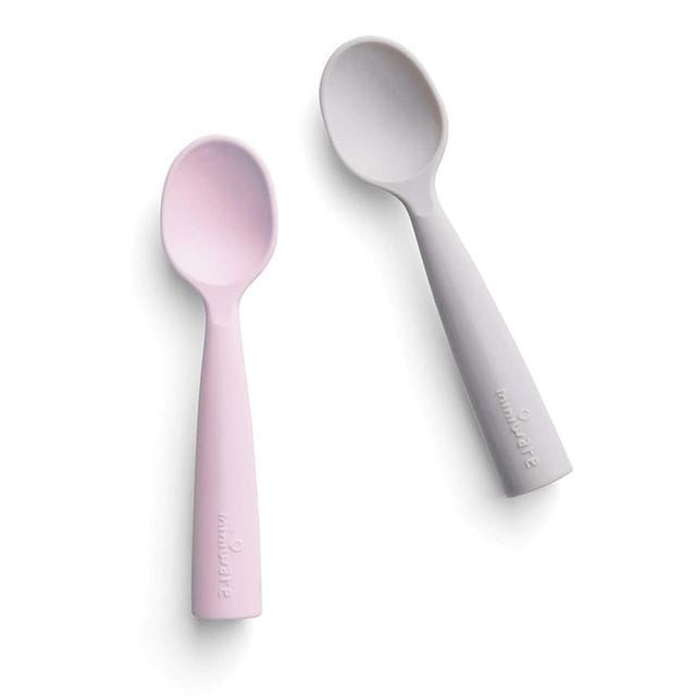 Training Spoon Set - Grey Cotton candy Miniware