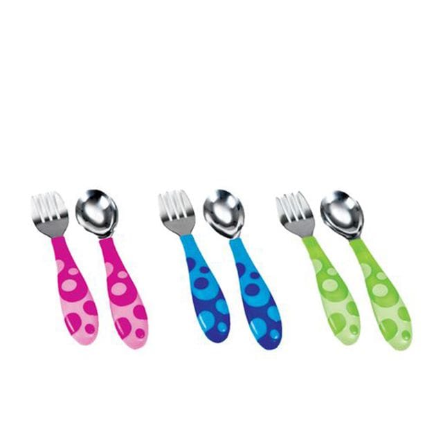 Bestick Sked & Gaffel 2 Pack - Grön Munchkin