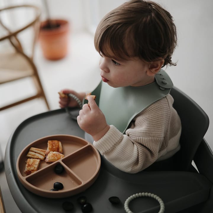 Indelad Tallrik Med Sugpropp - Natural Mushie