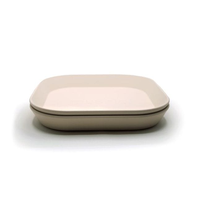 Mattallrik Kvadrat 2-Pack - Ivory Mushie