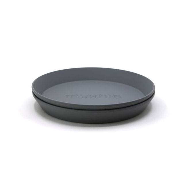 Mattallrik Rund 2-Pack - Smoke Mushie