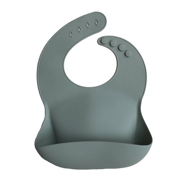Silikon Haklapp Solid - Cambridge Blue Mushie