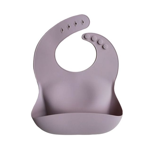 Silikon Haklapp Solid - Pale Mauwe Mushie