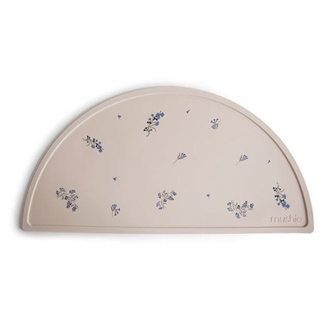 Silikonunderlägg - Lilac Flowers Mushie