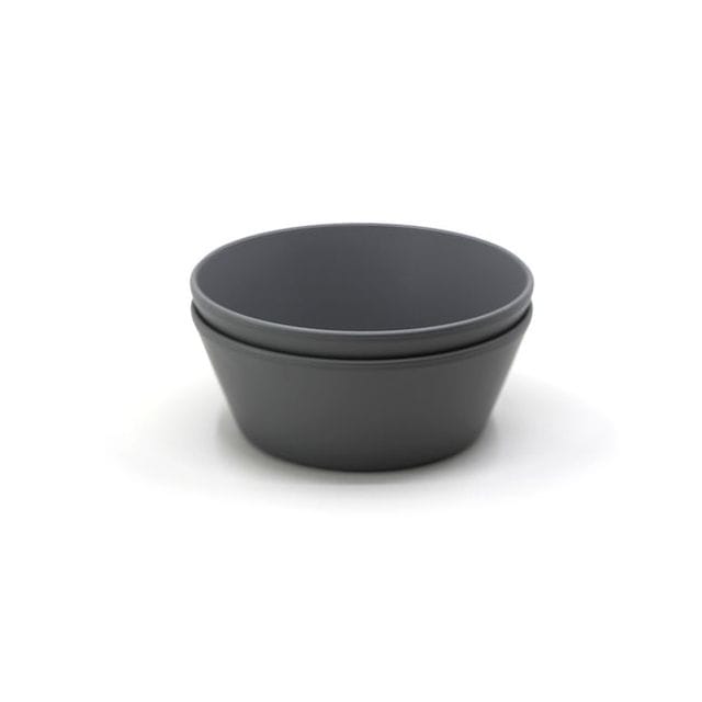 Skål Rund 2-Pack - Smoke Mushie