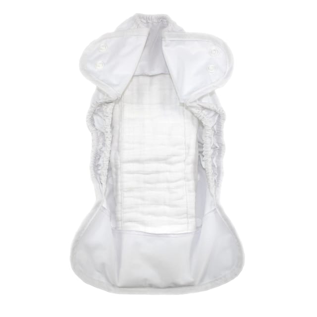 Tygblöja Stl 2 6m+ - White MuslinZ