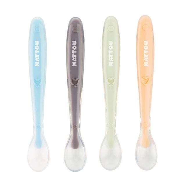 Silikon Skedar 4-pack Nattou