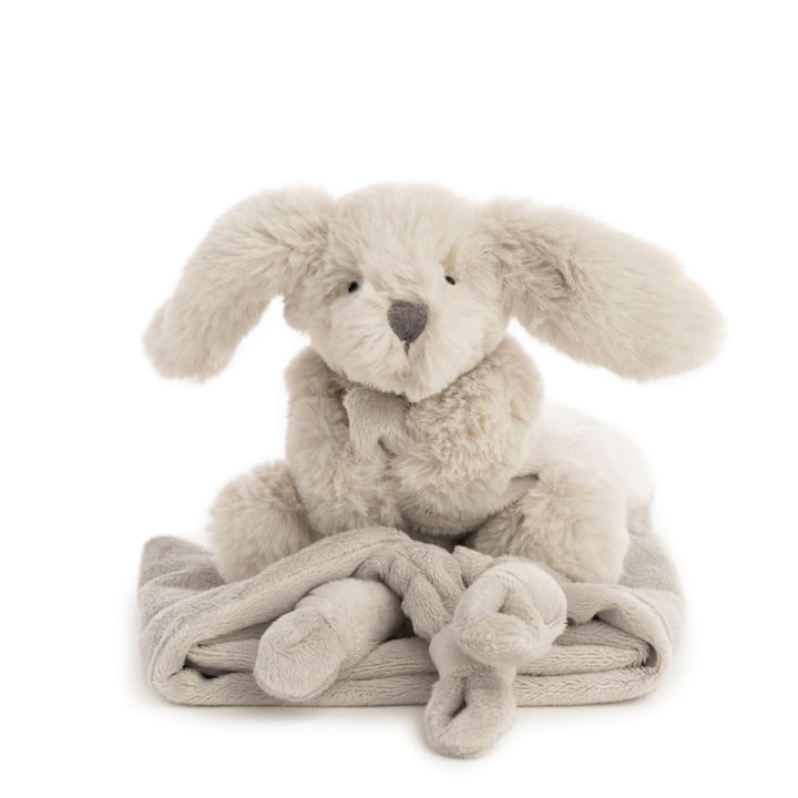 Gosedjur Med Snuttefilt Kanin - Light Grey NatureZOO