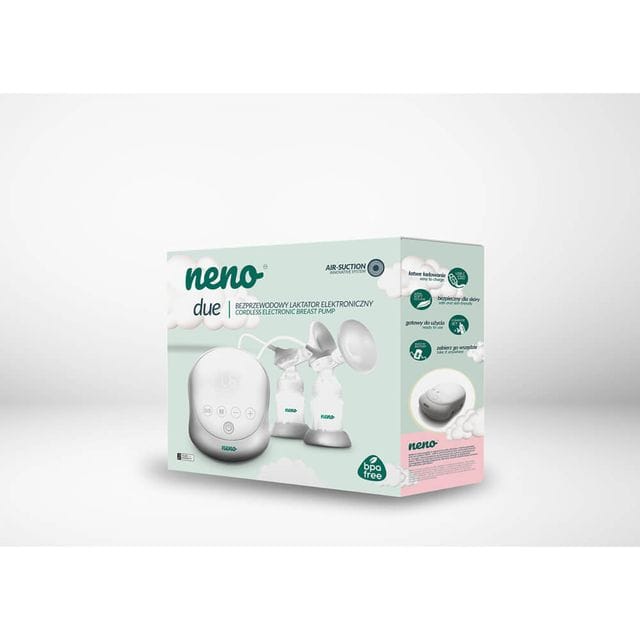 Bröstpump Elektrisk Due Dubbel - Vit NENO
