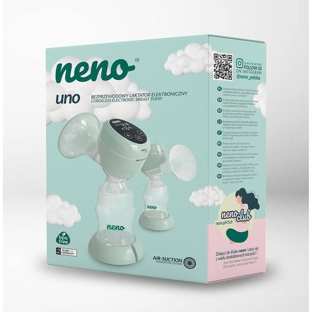 Bröstpump Elektrisk Uno Singel Trådlös - Grön NENO