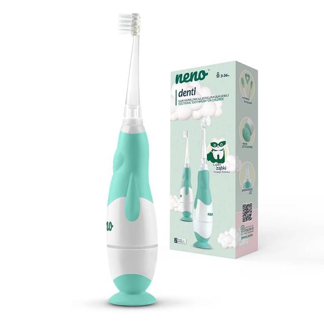 Eltandborste Denti - Vit NENO