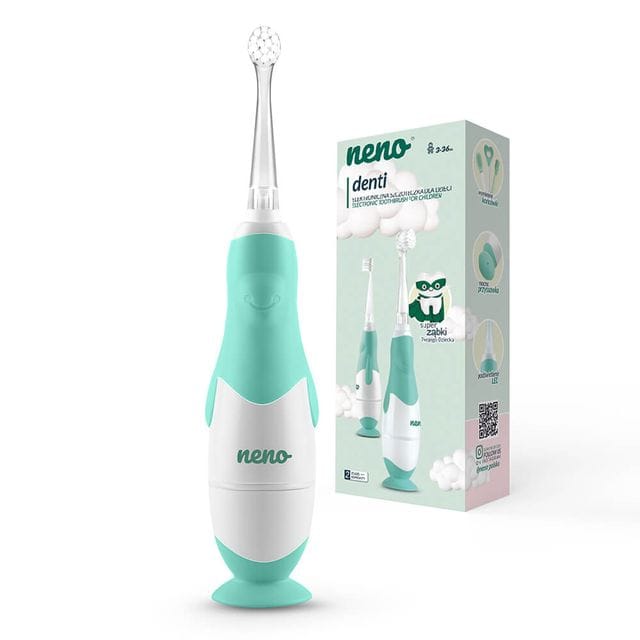 Eltandborste Denti - Vit NENO
