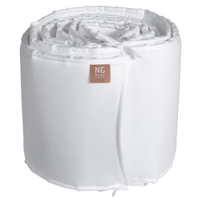 Spjälskydd Bedside Crib Organic Vit Ng Baby