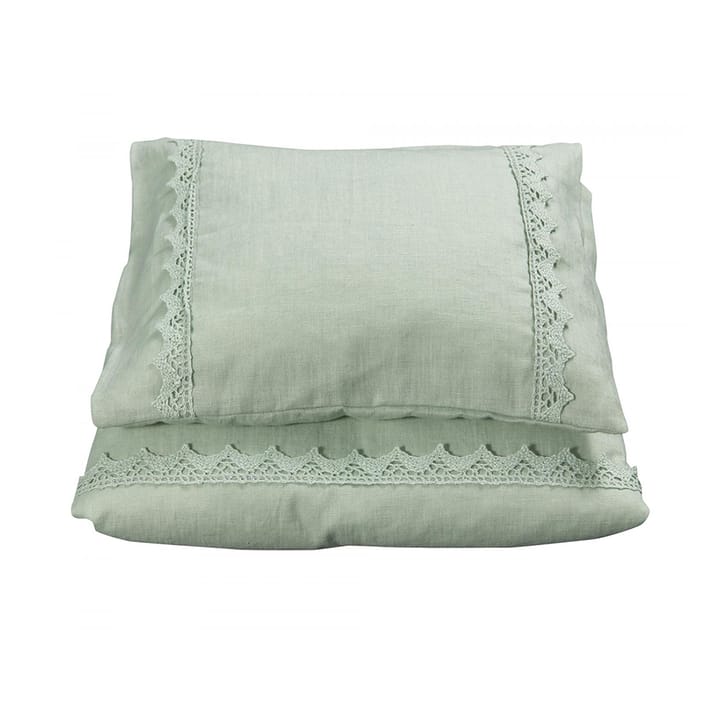 Påslakanset Spets Spjälsäng - Sage Green Ng Baby
