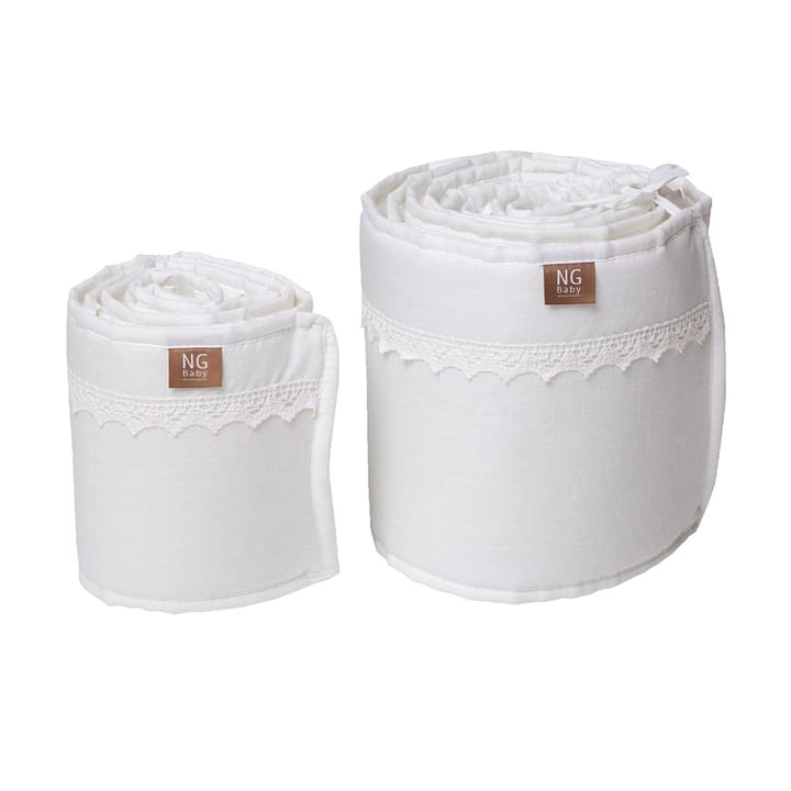 Spjälskydd Spets Bedside Crib - Vit Ng Baby