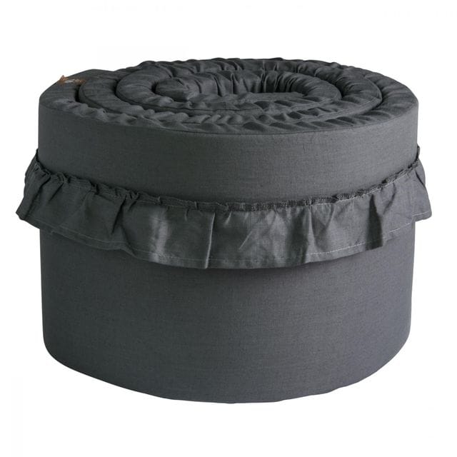 Spjälskydd Tjockt Mood Med Volang - Graphite Grey