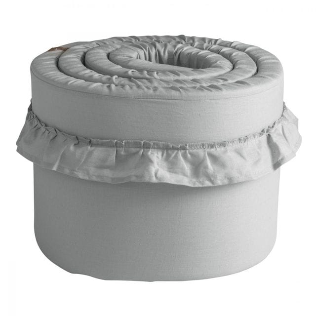 Spjälskydd Tjockt Mood Med Volang - Light Grey